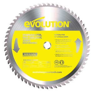 355mm 90T Evolution TCT Stainless Steel Cutting Blade